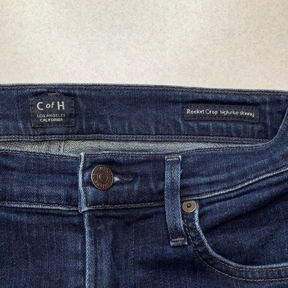 Citizens Of Humanity Rocket High Rise Skinny 25 Released Split Hem‎ - Picture 5 of 7